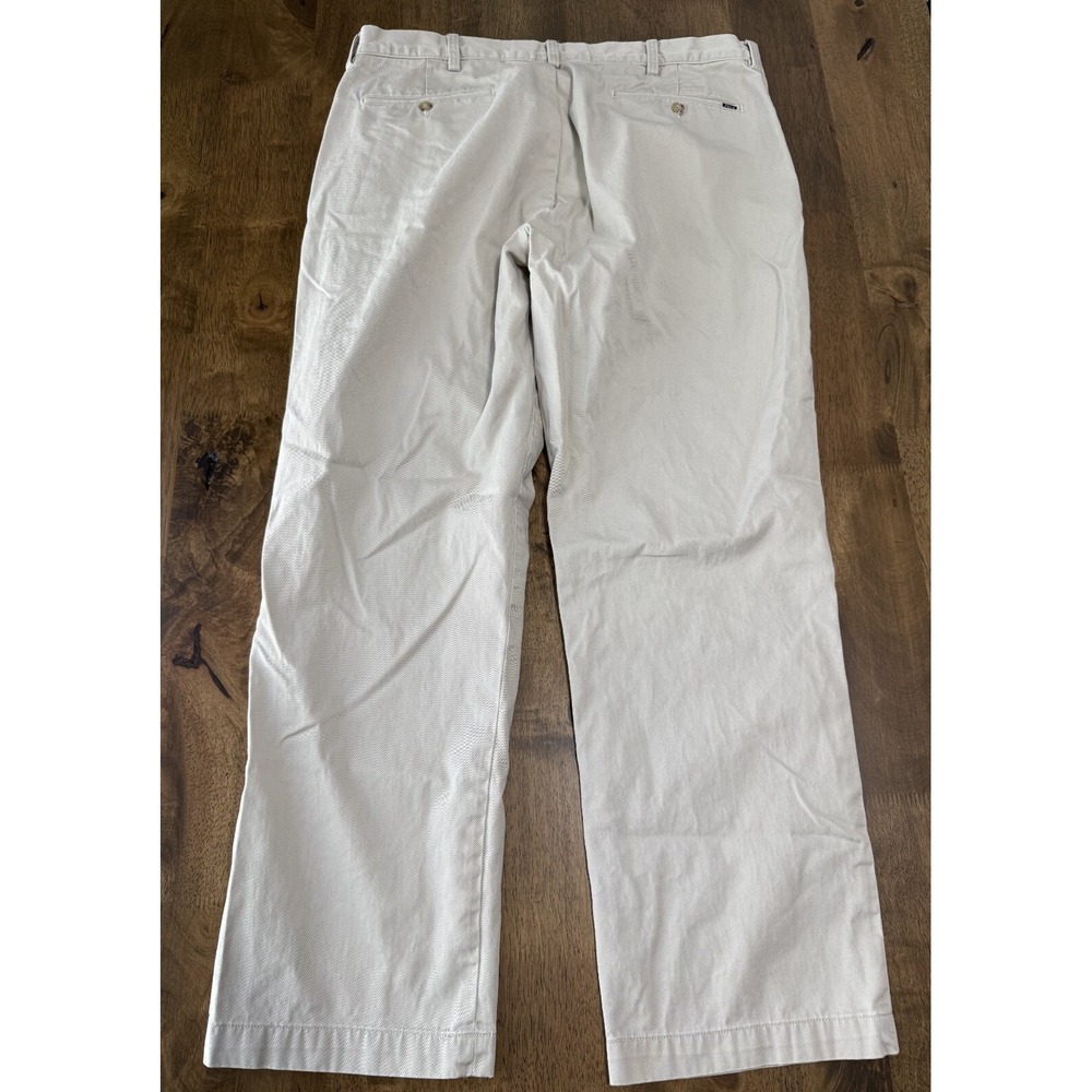 EUC Mens Polo Ralph‎ Lauren classic fit khaki pants chino flat front size 36x30 - Picture 2 of 12